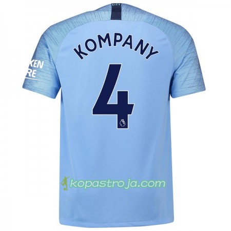 Billiga Fotbollströjor Manchester City Kompany 4 Hemma tröja 2018/19 Kortärmad